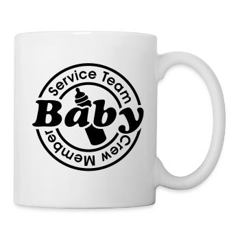 Baby Service - 24h - mum dad parents - Mug - white - Right