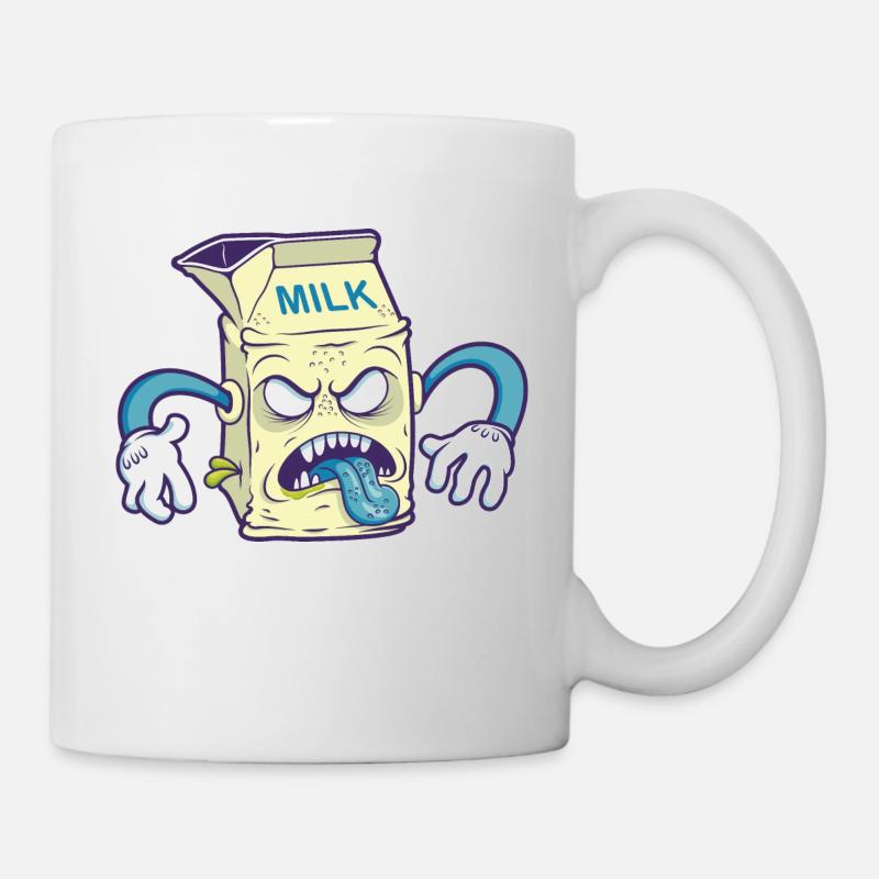 Lait mauvais - Mug blanc - blanc