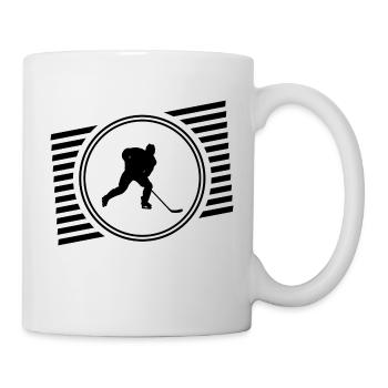 Eishockey - Tasse - Weiß - Rechts