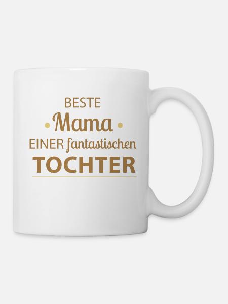Beste mama - Tasse - Weiß