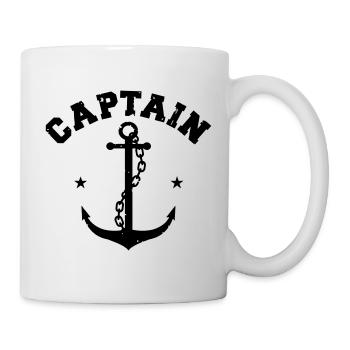 CAPTAIN ANCRE - Mug blanc - blanc - Droite