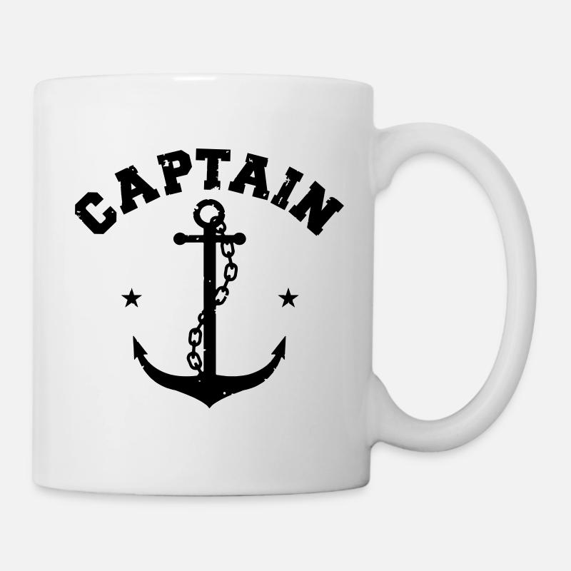 CAPTAIN ANCRE - Mug blanc - blanc