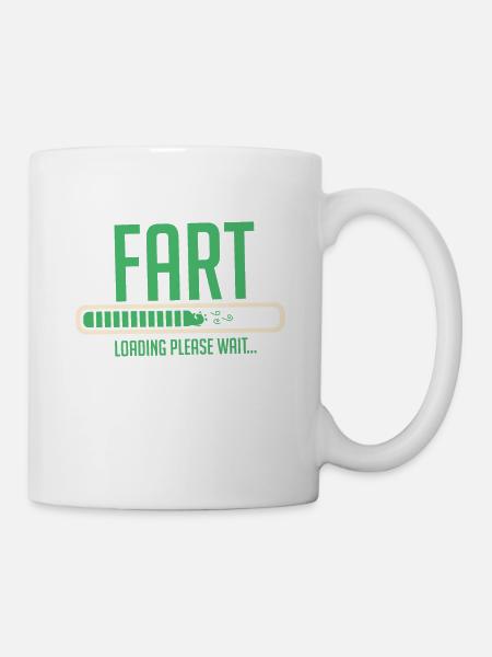 FART LOADING - Mug - white