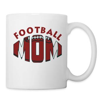 Sport Shirt • Football Mom • Cadeau - Mug blanc - blanc - Droite