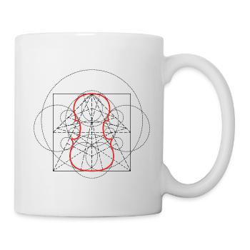 Geigenbau - Tasse - Weiß - Rechts