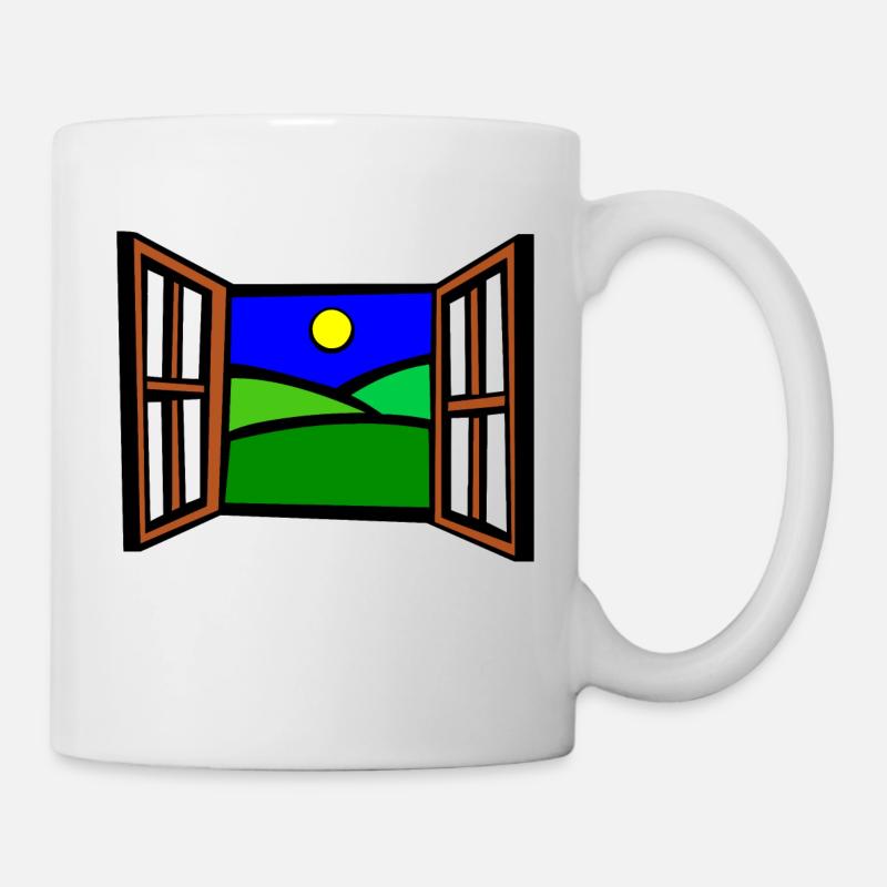 window - Mug - white