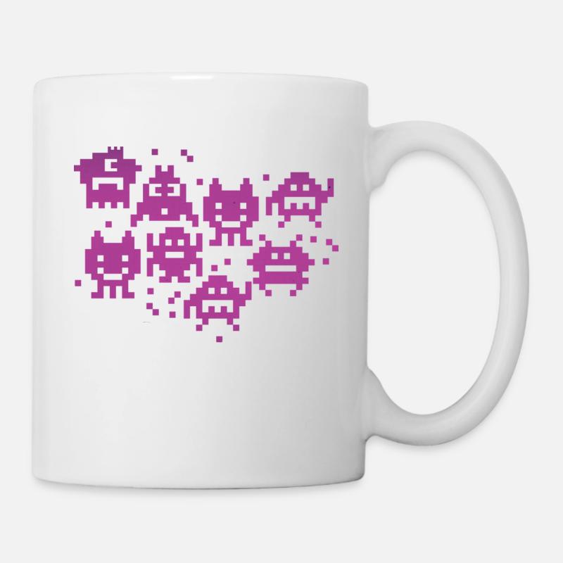 pixelart - Mug blanc - blanc