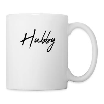 Wifey, Hubby / Geschenk Idee - Tasse - Weiß - Rechts