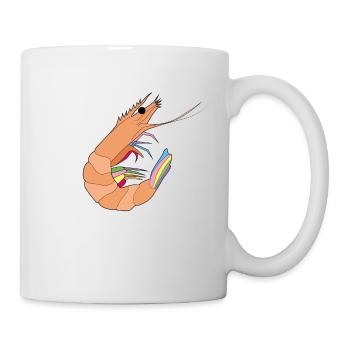 Garnele - Tasse - Weiß - Rechts