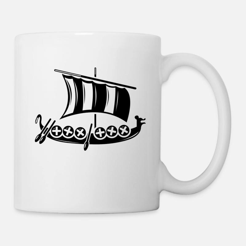 Viking ship - Mug - white