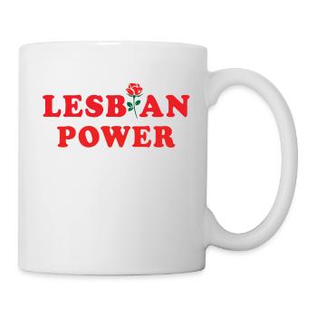 Puissance lesbienne - Mug blanc - blanc - Droite