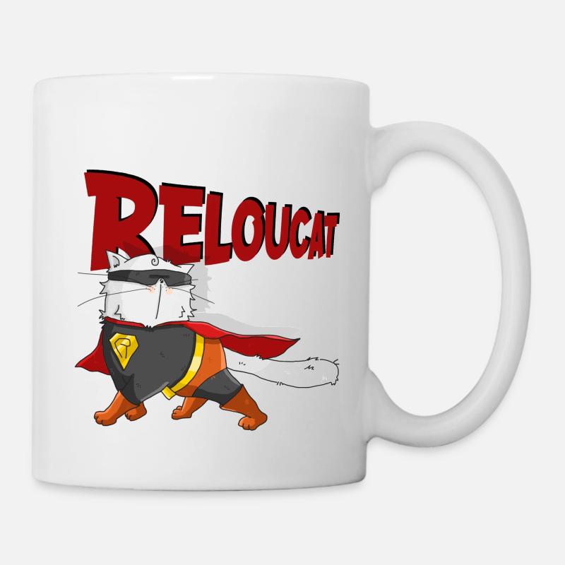 Reloucat - Mug blanc - blanc