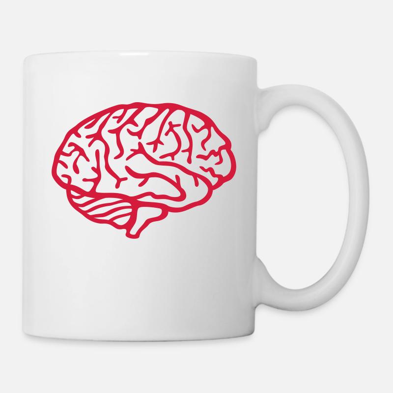 Gehirn - Tasse - Weiß