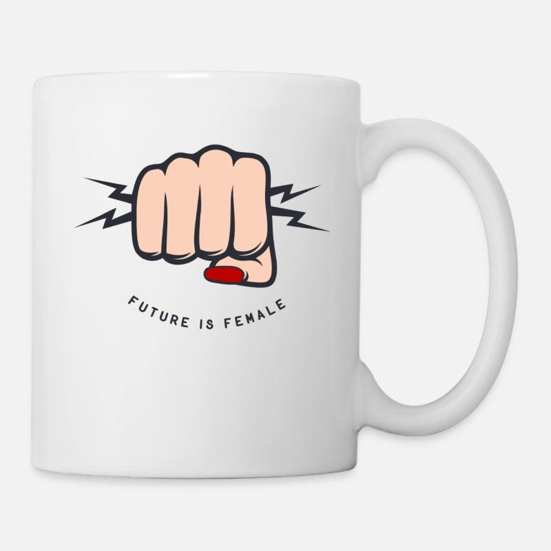Future Is Female - Mug - white