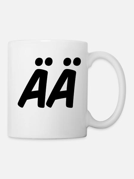 ÄÄ - Mug blanc - blanc
