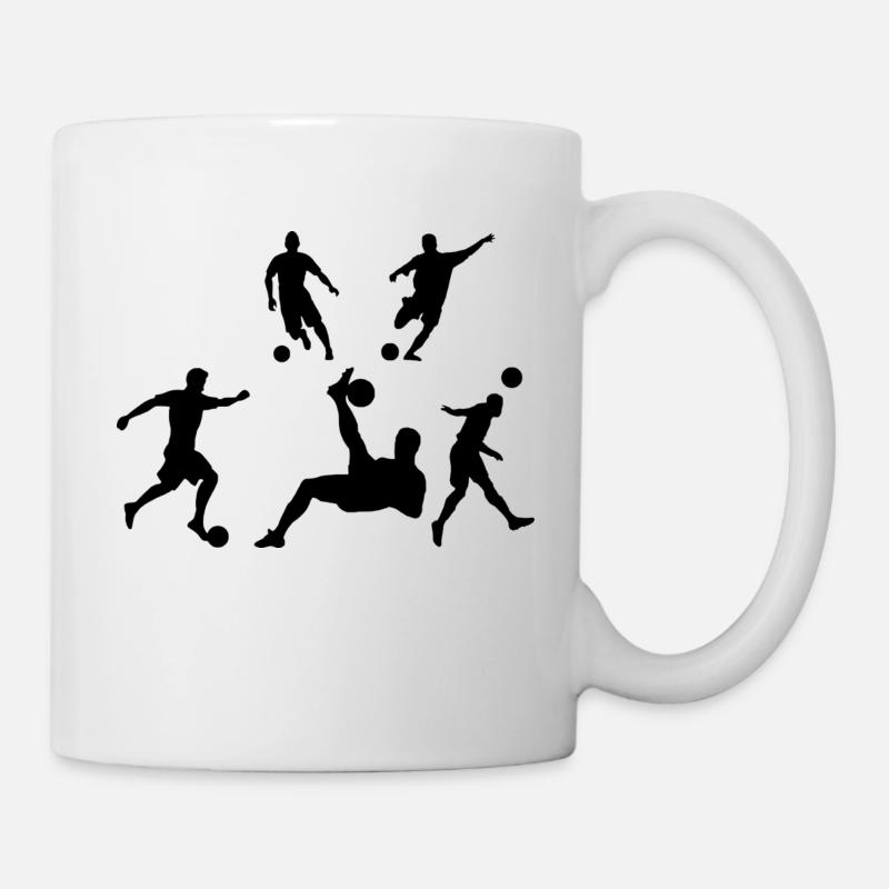 Fußball - Tasse - Weiß