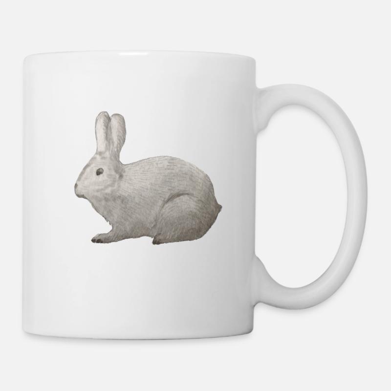 Hase - Tasse - Weiß