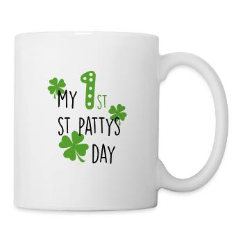 my first pattys day gift idea - Mug - white - Right