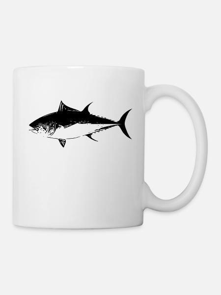 Thunfisch - Tasse - Weiß