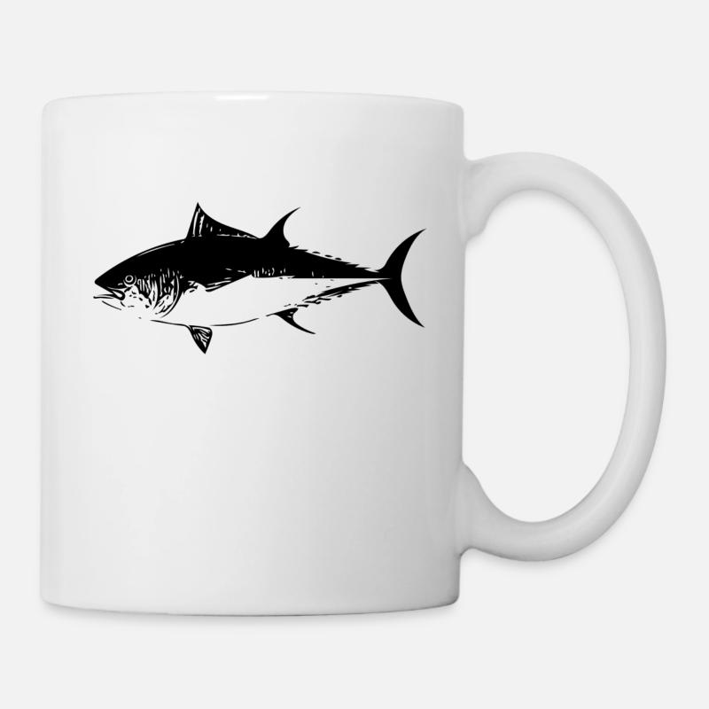 Thunfisch - Tasse - Weiß