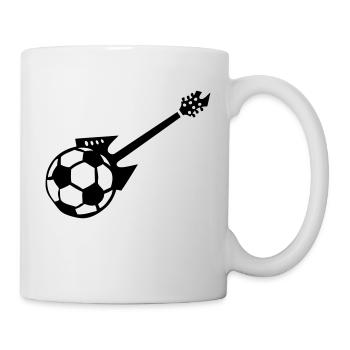 elektrische Fußballgitarre - Tasse - Weiß - Rechts