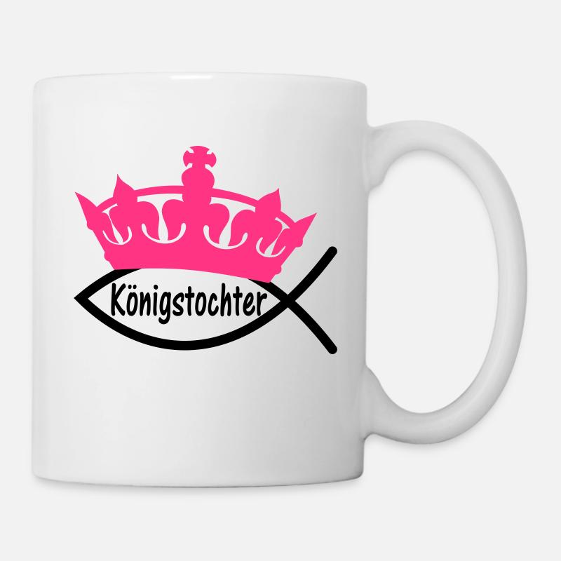 Königstochter - Ichthys - Tasse - Weiß