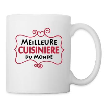 Meilleure CUISINIERE du monde (2c) - Mug - white - Right