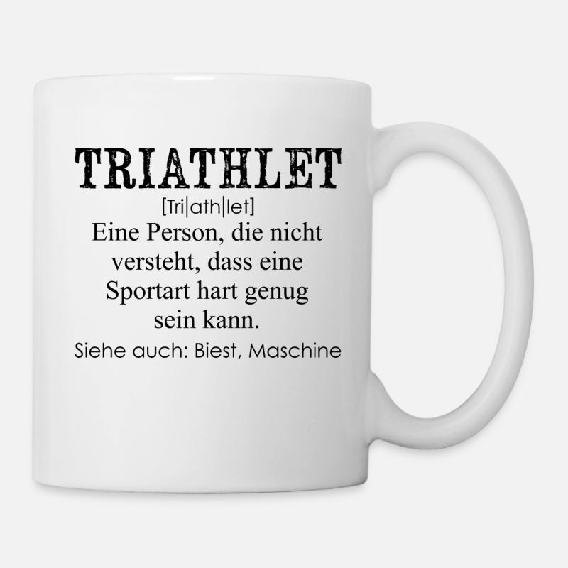 Triathlet - Tasse - Weiß