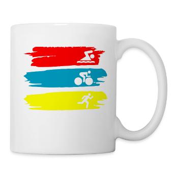 Triathlon - Tasse - Weiß - Rechts