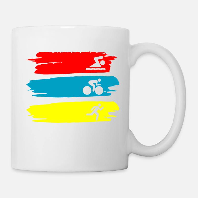 Triathlon - Tasse - Weiß