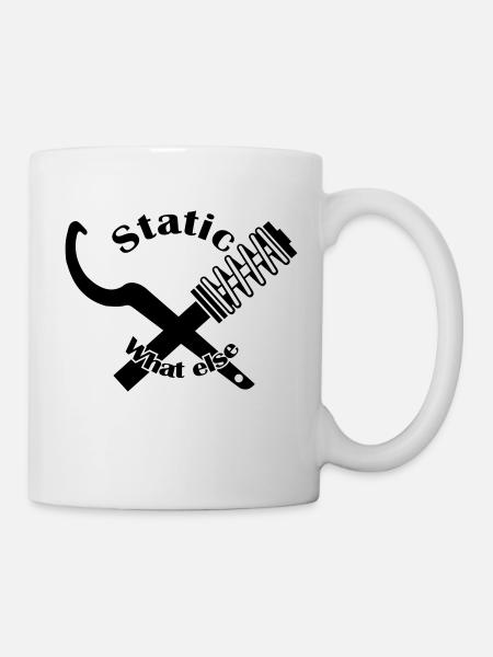 Fahrwerk Schluessel - Tasse - Weiß