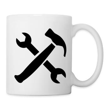Werkzeug - Tasse - Weiß - Rechts