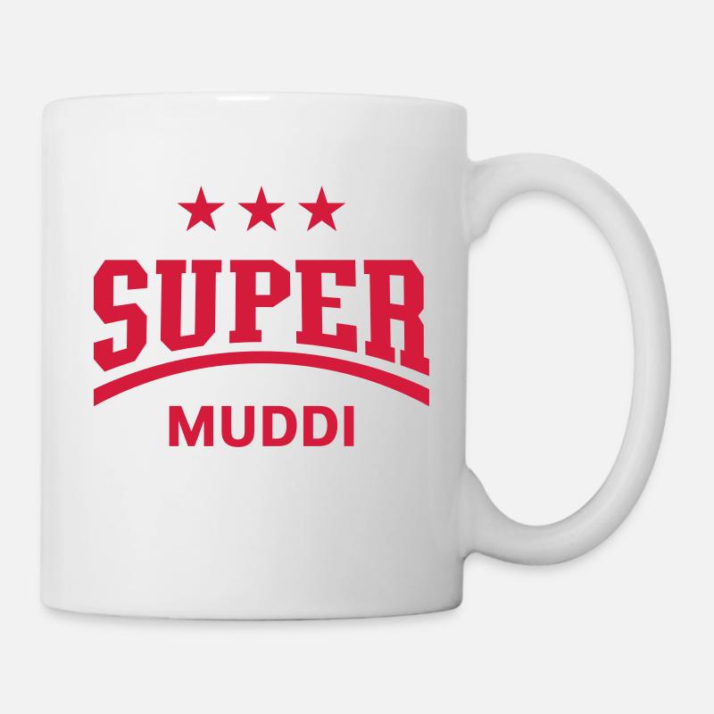 Super Muddi - Tasse - Weiß