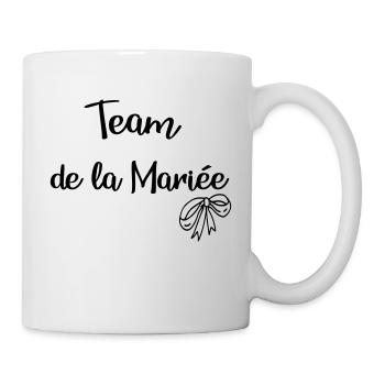 team de la marie e noeud - Mug blanc - blanc - Droite