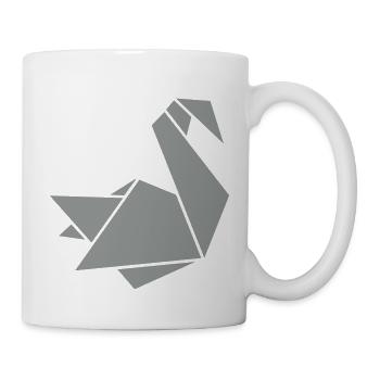 Schwan - Tasse - Weiß - Rechts