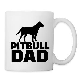Pitbull Dad - Mug blanc - blanc - Droite