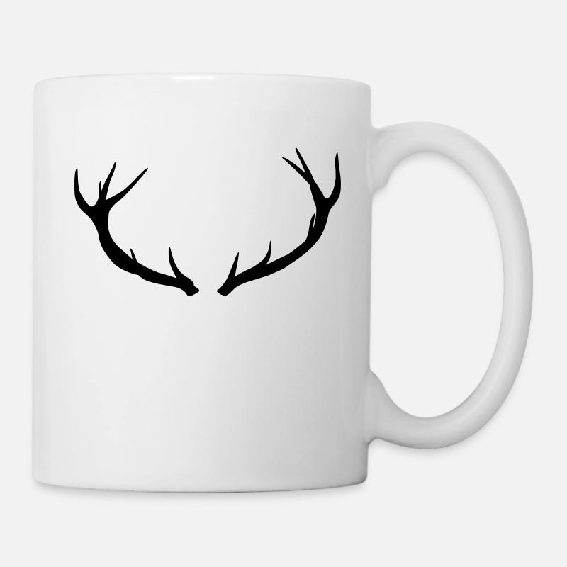 Majestic Antlers - Mug - white