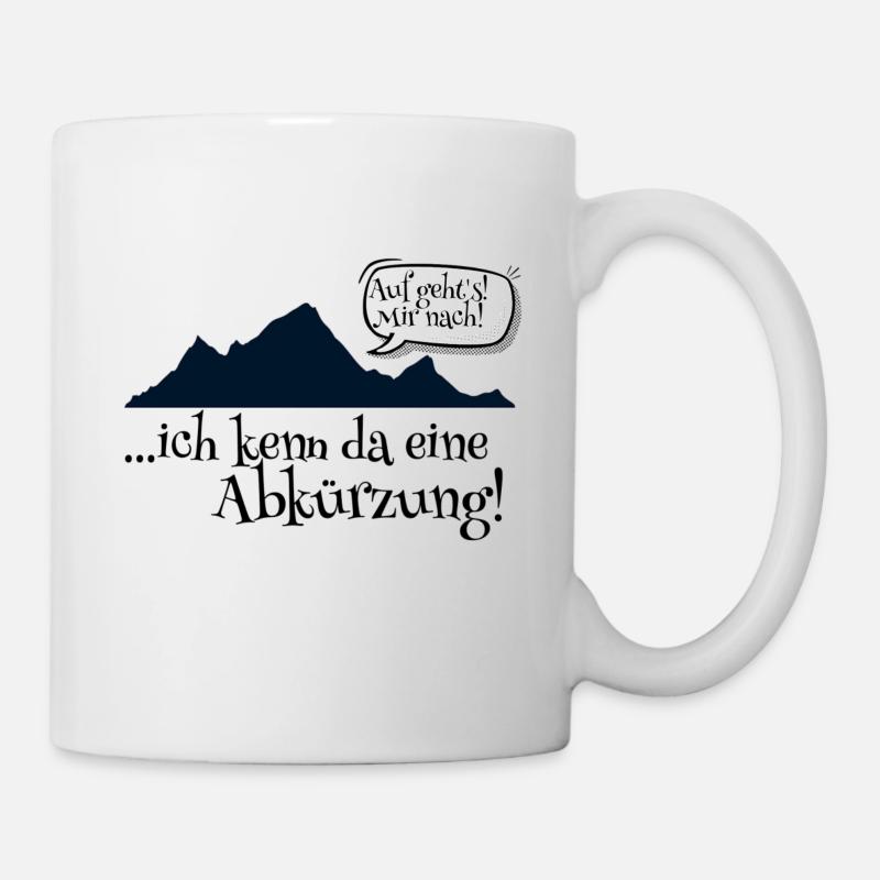 Ich kenn da ne Abkürzung! - Tasse - Weiß
