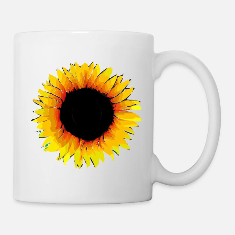 Tournesol - Mug blanc - blanc