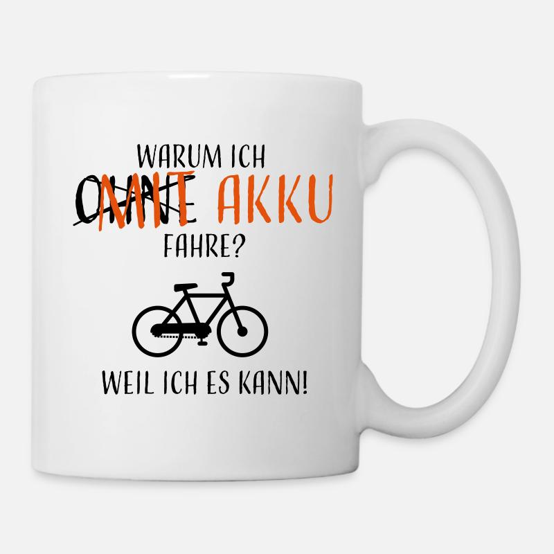 Why do I drive with battery? - Mug - white