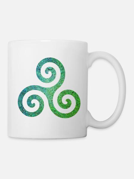 symbole celtique 1 ebru 5 - Mug blanc - blanc