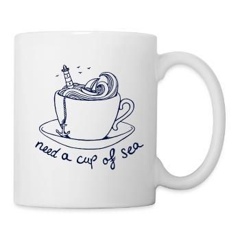 need a cup of maritime maritime - Mug - white - Right