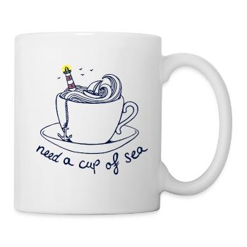 need a cup of maritime maritime - Mug - white - Right