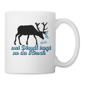 mei Dirndl - Tasse - Weiß - Rechts