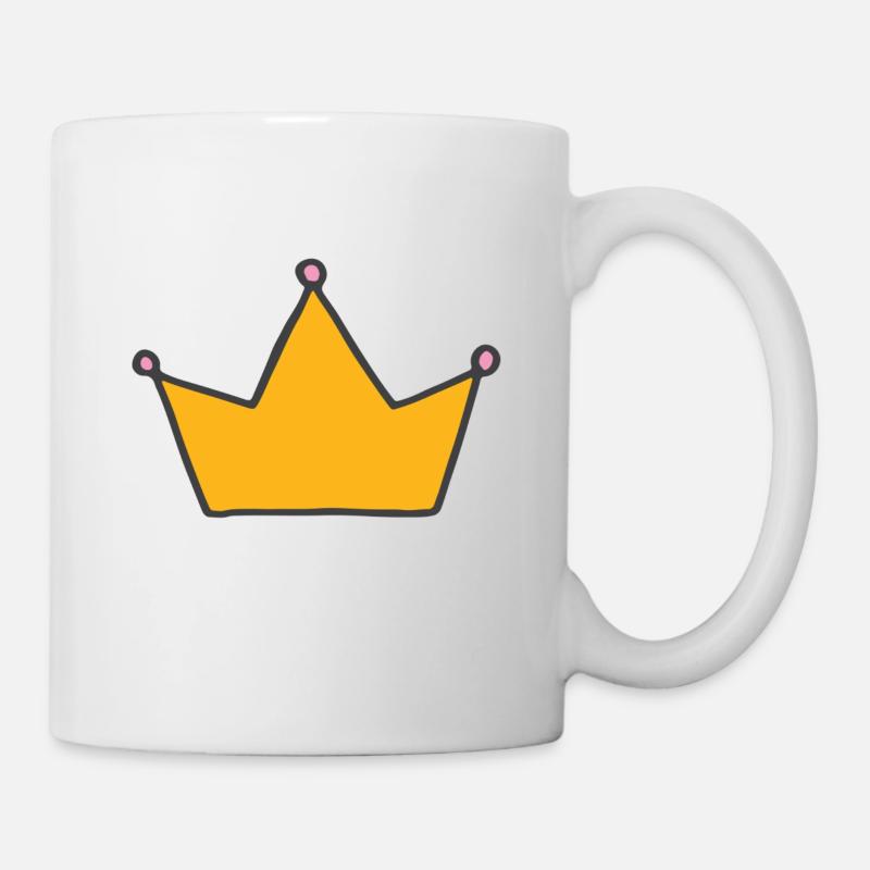 CROWN - Tasse - Weiß