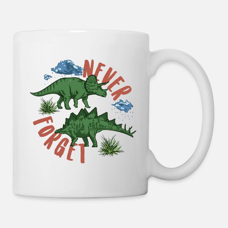 Never Forget! - Tasse - Weiß