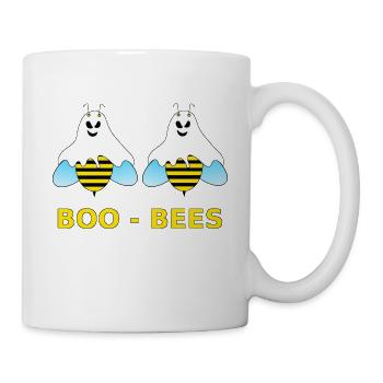 Boo Bees Ghost Bees Halloween Gift Idea - Mug - white - Right