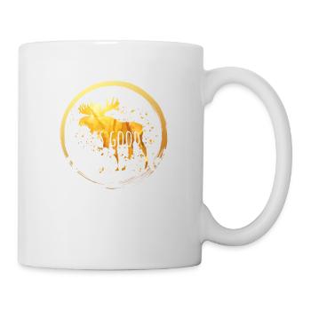 Cooler Elch Schweden - Tasse - Weiß - Rechts