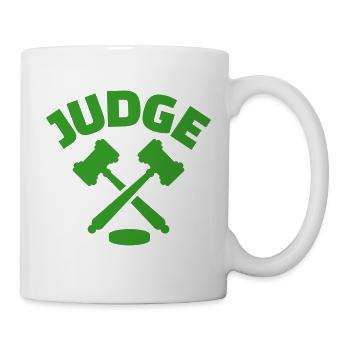 Juge - Mug blanc - blanc - Droite