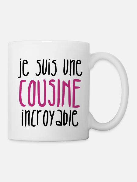 Oncle / Tante / Cousin / Cousine - Mug blanc - blanc